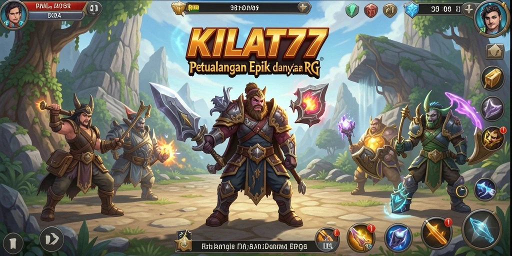 Tangkapan layar KILAT77 menampilkan aksi pertarungan yang seru di dunia RPG.